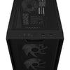 ASUS A21 PLUS ARGB PC Case Black | Liquid Cooling Support