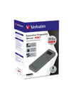 Verbatim Executive Fingerprint Secure 512 GB Encrypted Portable SSD | USB 3.2 Gen 1 Grey