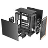 Antec FLUX SE Midi Tower PC Case Black, Wood | Liquid Cooling Support