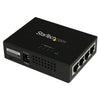 StarTech 4-Port Gigabit Midspan - PoE+ Injector - 802.3at/af Extender | 2000 Mbit/s Black