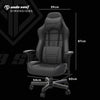 Anda Seat Dark Demon Dragon PC gaming chair Upholstered padded seat Black