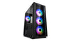 DeepCool Matrexx 50 ADD-RGB 4F Midi Tower PC Case Black | Liquid Cooling Support