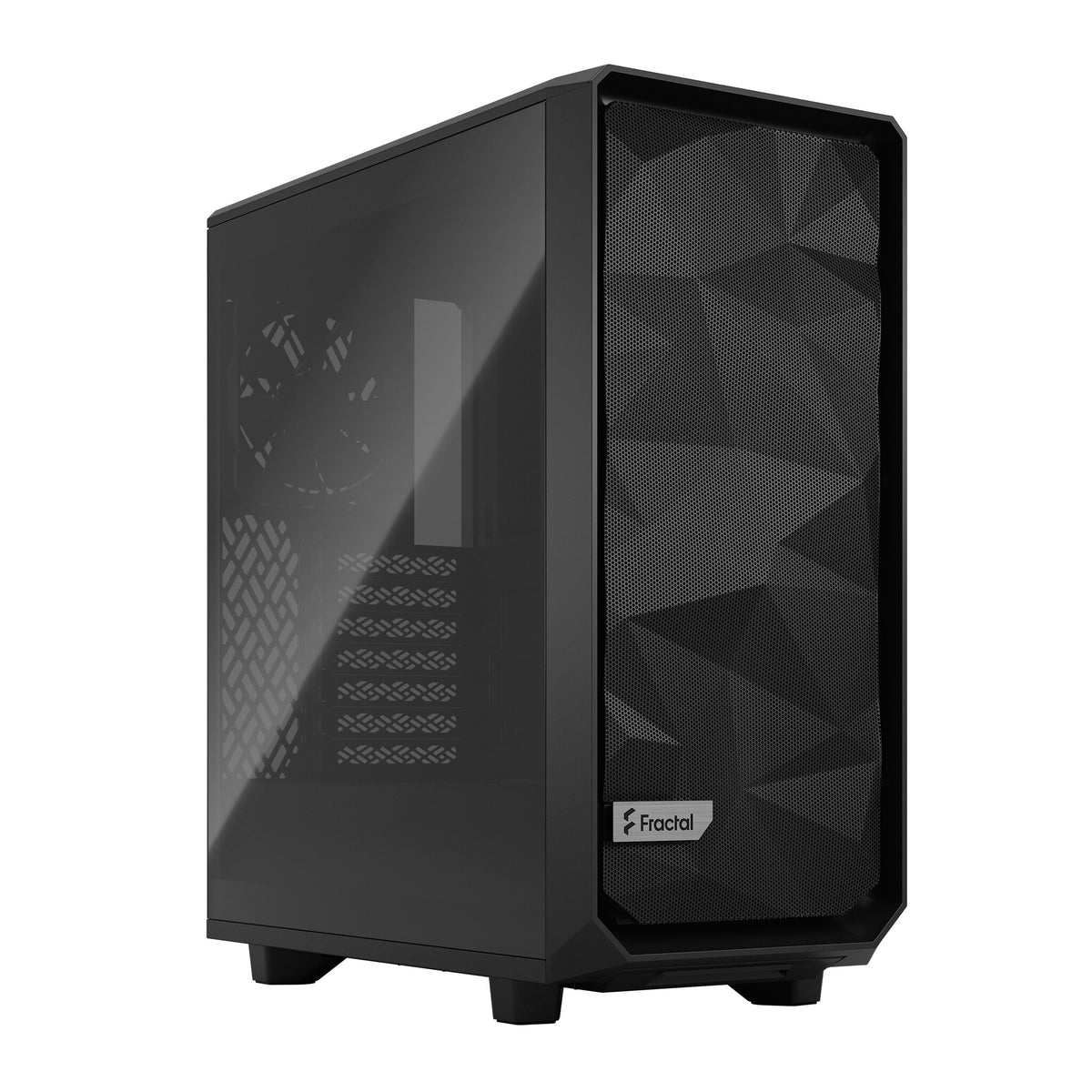 Fractal Design Meshify 2 Compact Tower PC Case Black | Liquid Cooling Support