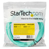 StarTech.com 10m (30ft) LC/UPC to LC/UPC OM4 Multimode Fiber Optic Cable, 50/125µm LOMMF/VCSEL Zipcord Fiber, 100G Networks, Low Insertion Loss, LSZH Fiber Patch Cord