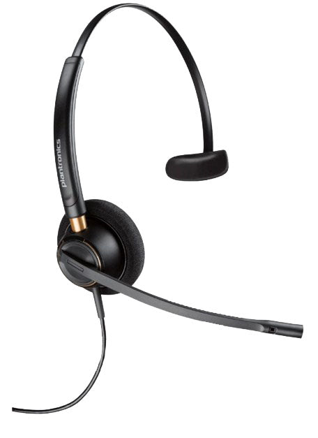 POLY EncorePro HW510 Headset Wired Head-band Office/Call center Black