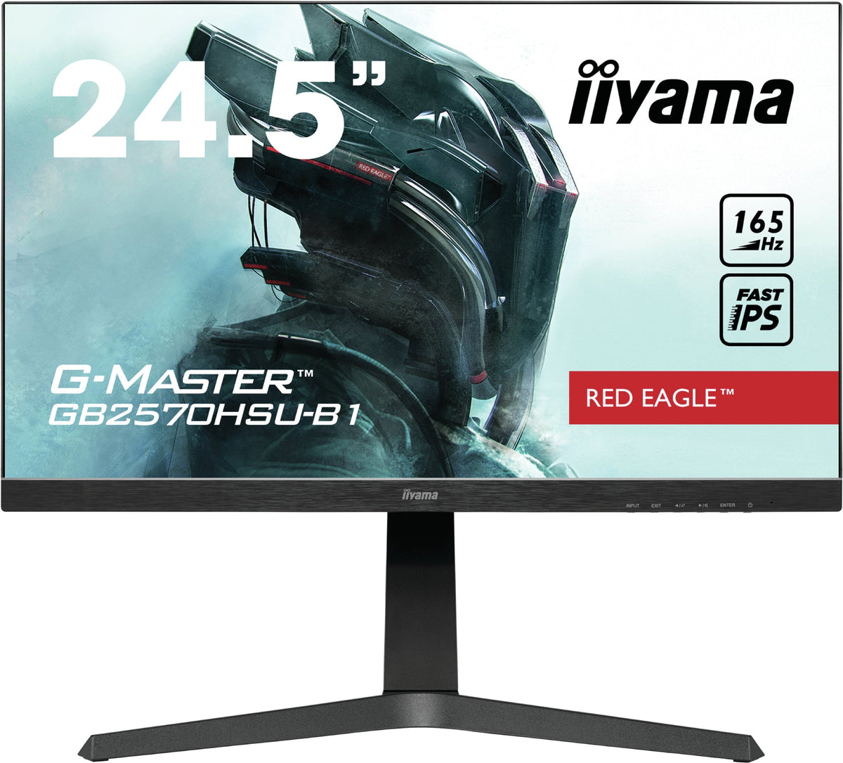 iiyama G-MASTER GB2570HSU-B1 computer monitor 62.2 cm (24.5") 1920 x 1080 pixels Full HD LED Black