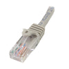 StarTech.com Cat5e Ethernet Patch Cable with Snagless RJ45 Connectors - 0.5 m, Gray