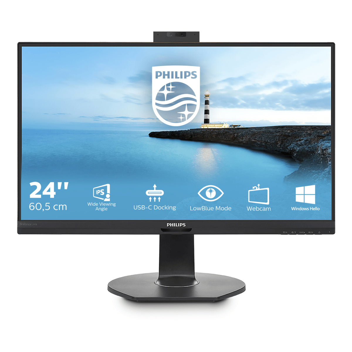 Philips B Line 241B7QUBHEB/00 LED display 60.5 cm (23.8") 1920 x 1080 pixels Full HD Black