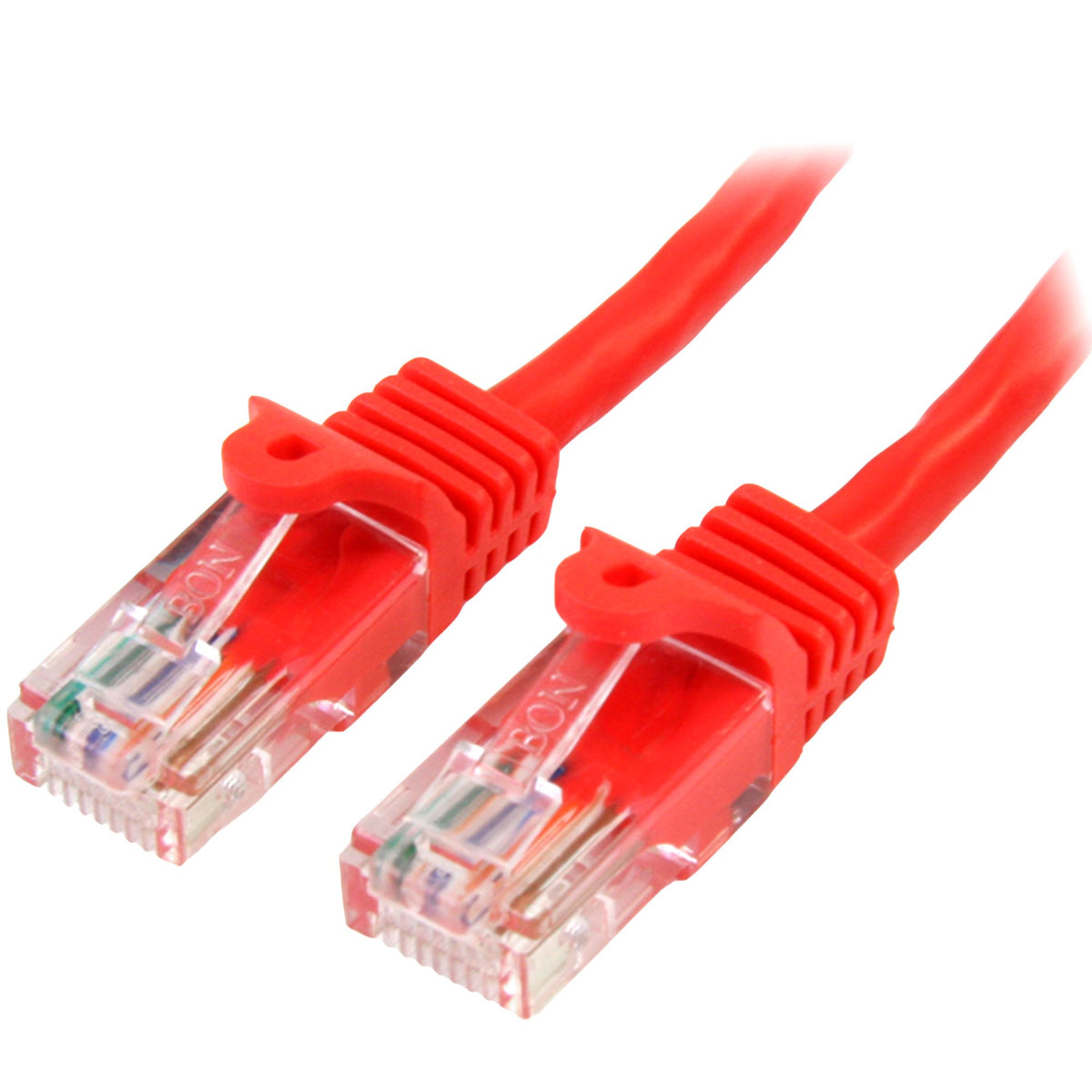 StarTech.com Cat5e Patch Cable with Snagless RJ45 Connectors - 3m, Red