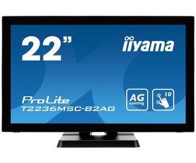 iiyama ProLite T2236MSC 54.6 cm (21.5") 1920 x 1080 pixels Full HD LED Touchscreen Black