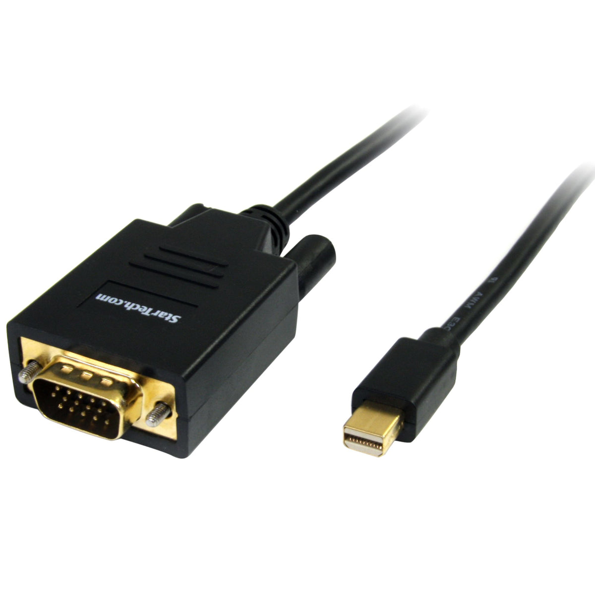 StarTech.com 6ft (2m) Mini DisplayPort to VGA Cable - Active Mini DP to VGA Adapter Cable - 1080p Video - mDP 1.2 or Thunderbolt 1/2 Mac/PC to VGA Monitor/Display - Converter Cord