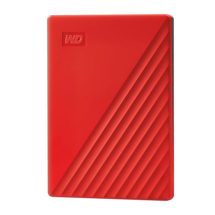 Western Digital My Passport 2 TB 2.5" Encrypted External HDD | USB 3.2  Red
