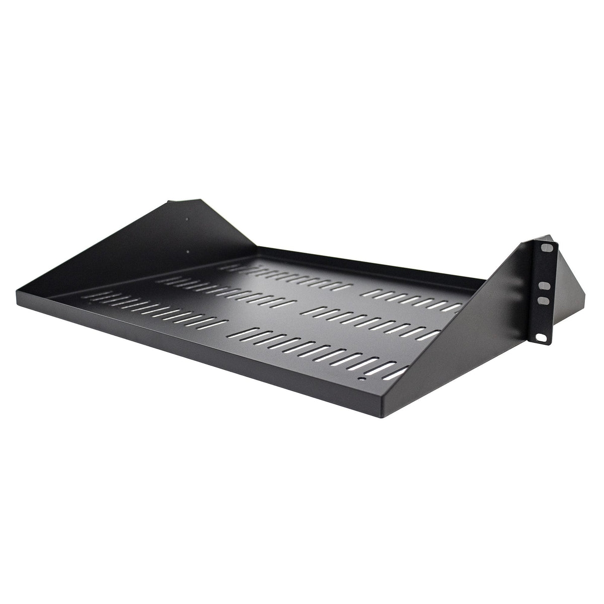 StarTech.com 2U Server Rack Shelf, Center Mounted Universal Vented Rac ...