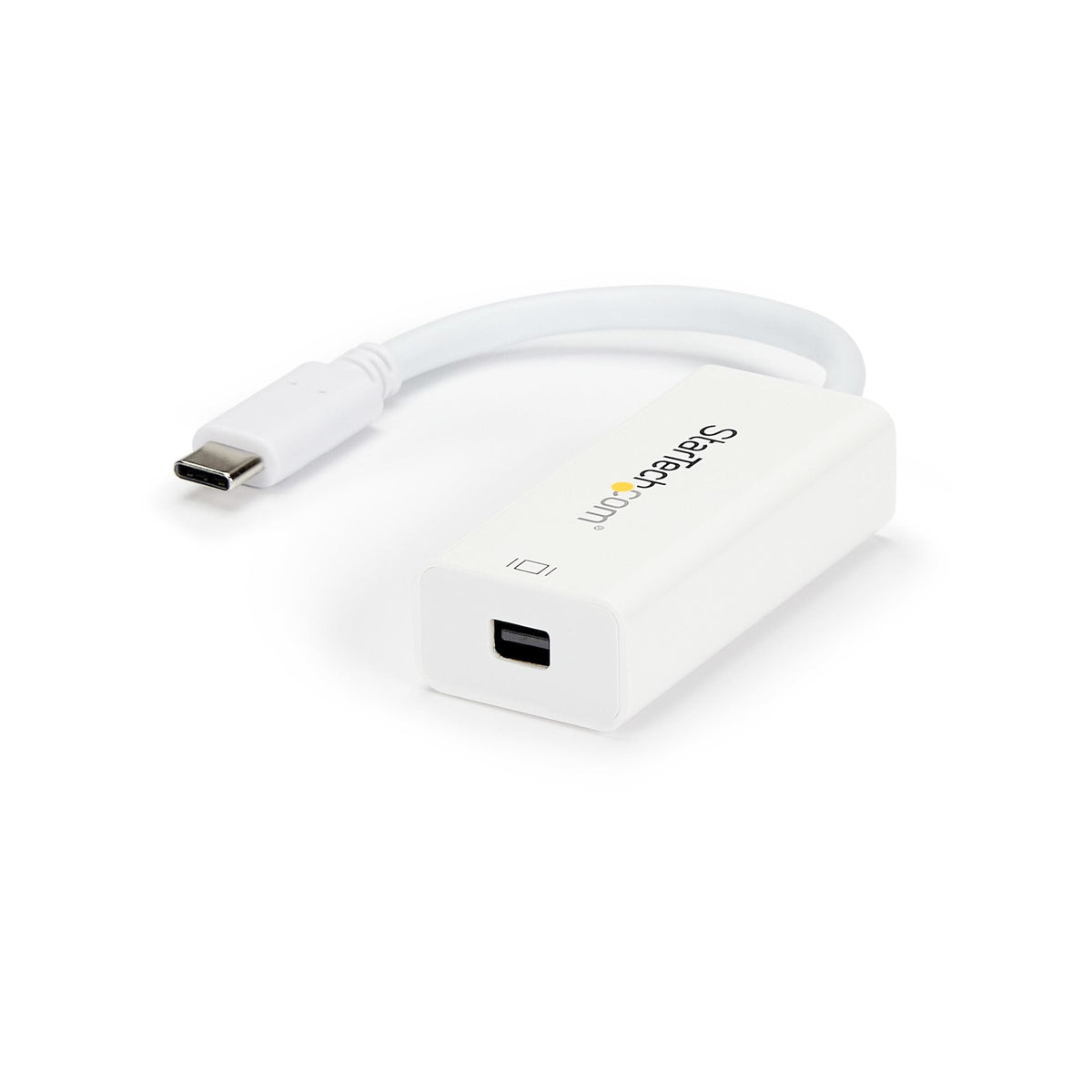 StarTech.com USB-C to Mini DisplayPort Adapter - 4K 60Hz - White - USB 3.1 Type-C to Mini DP Adapter - Upgraded Version is CDP2MDPEC