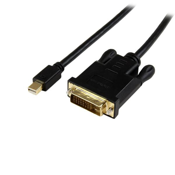 StarTech.com 3ft (0.9m) Mini DisplayPort to DVI Cable - Active Mini DP to DVI Adapter Cable - 1080p Video - mDP 1.2 to DVI-D Single Link - mDP or Thunderbolt 1/2 Mac/PC to DVI Monitor