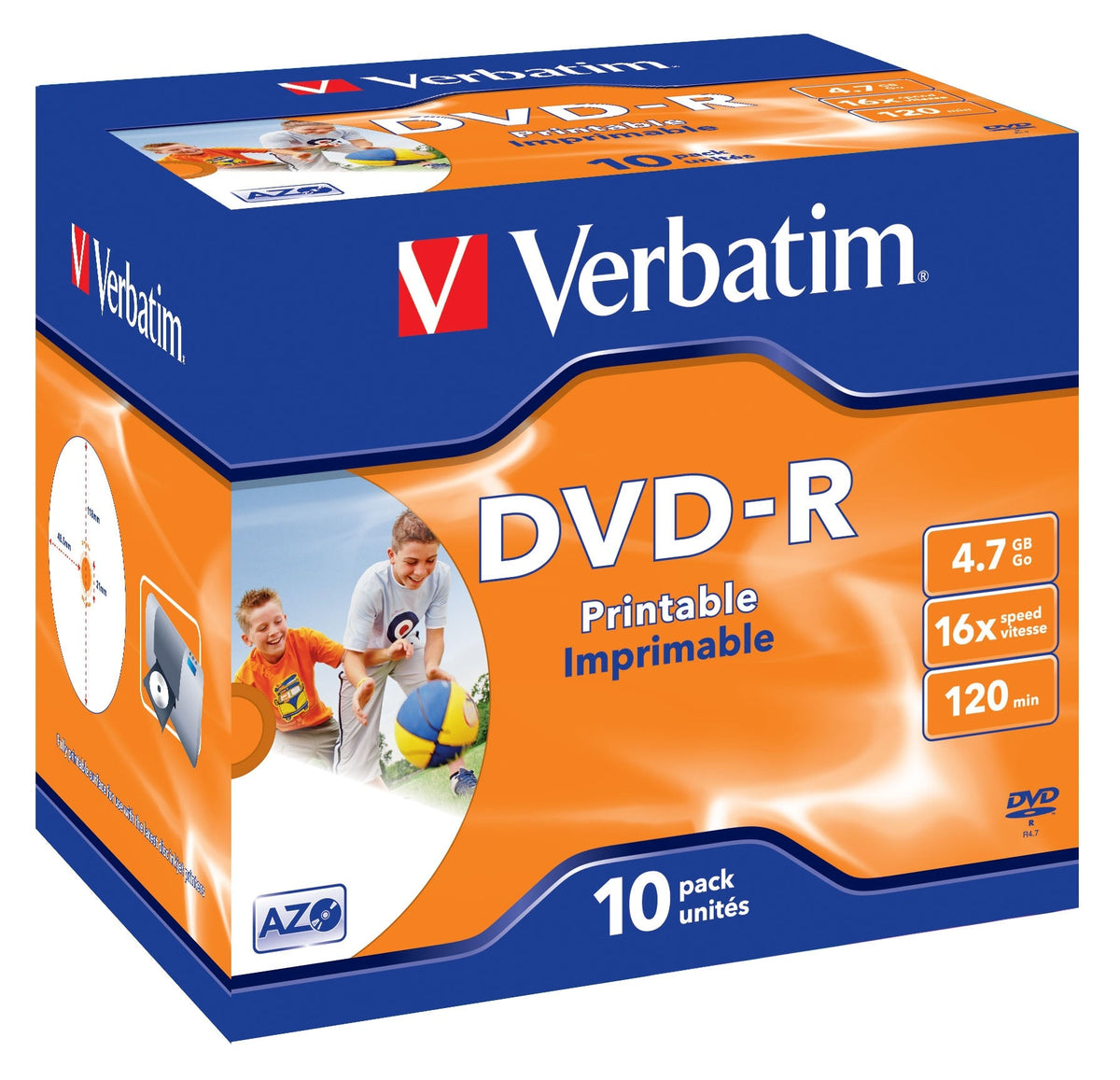 Verbatim Blank DVD 43521  4.7 GB DVD-R 10 pc(s)