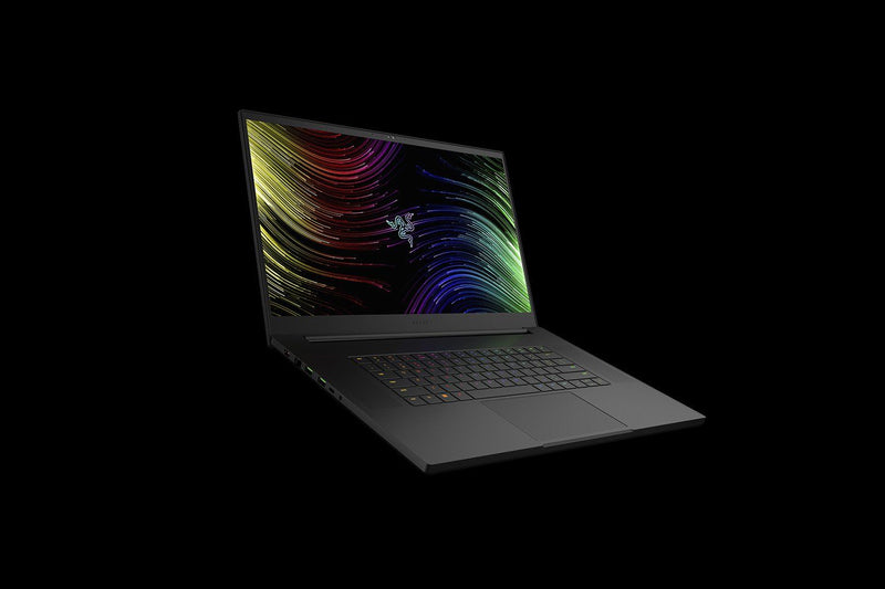 Close-up of the thermal vents on the Razer Blade 17, 