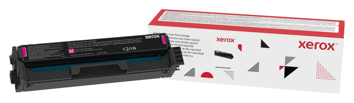 Xerox Genuine C230 / C235 Magenta High Capacity Toner Cartridge (2,500 pages) - 006R04393
