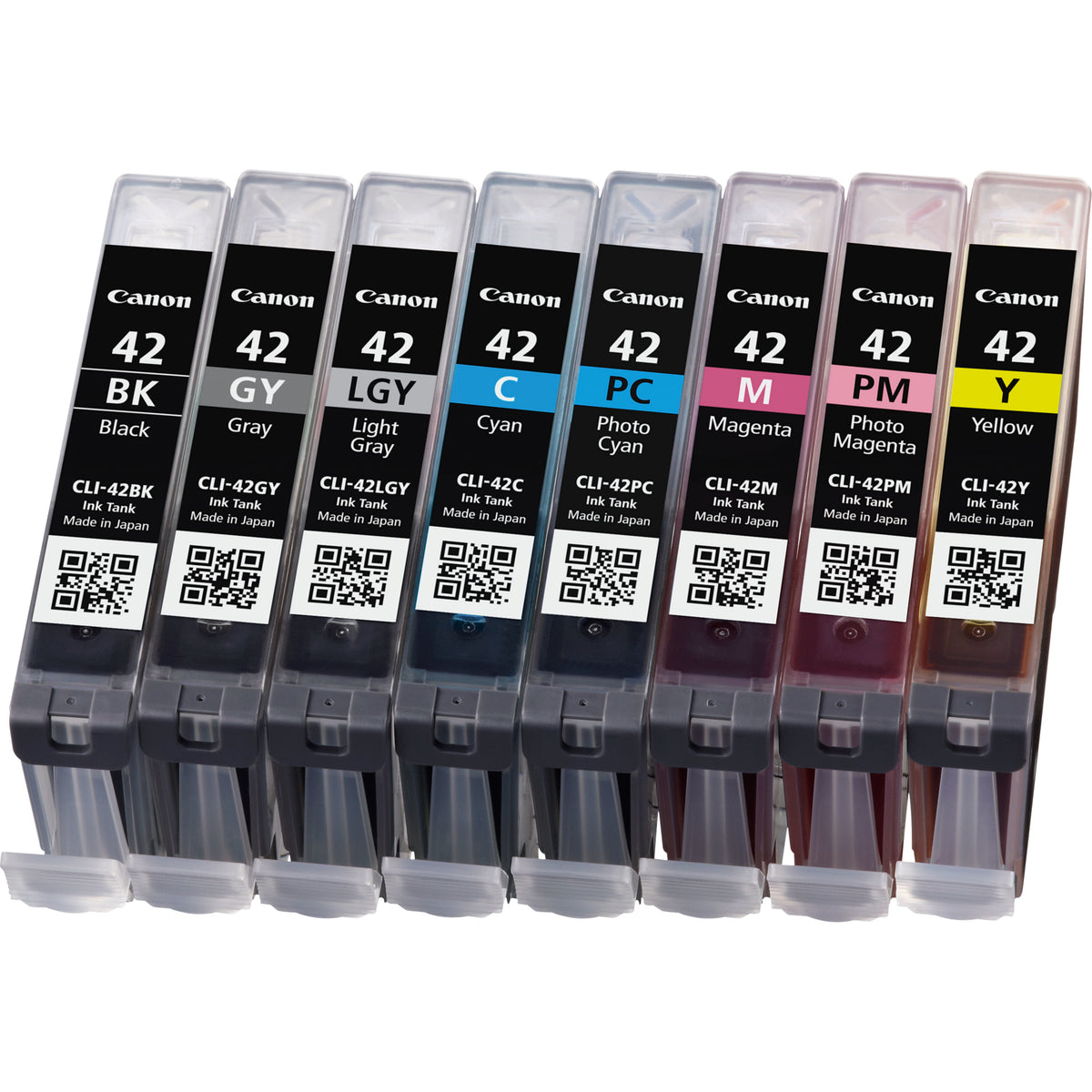 Canon CLI-42 BK/GY/LGY/C/M/Y/PC/PM 8 Ink Cartridge Multipack