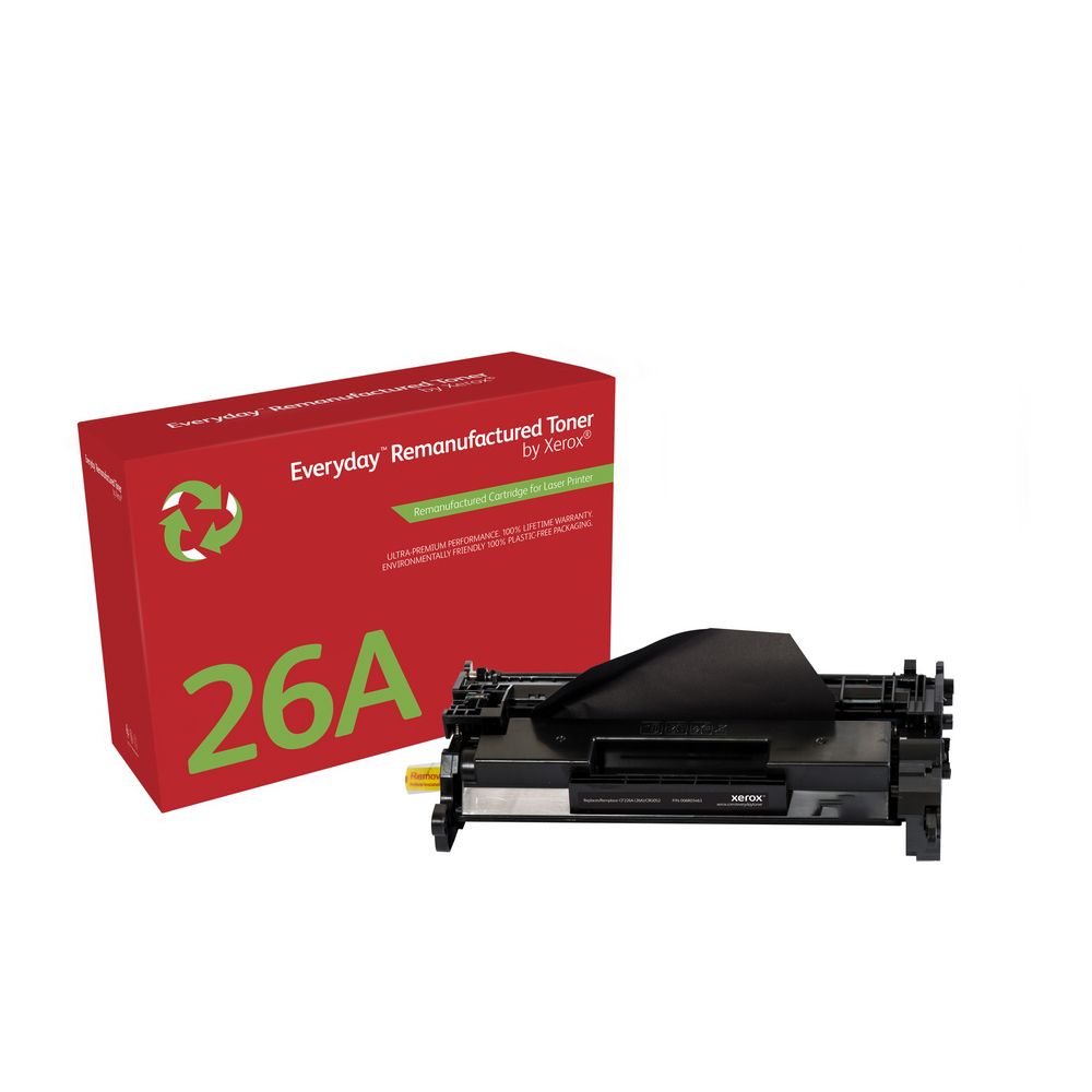 Everyday Remanufactured Toner replaces HP 26A (CF226A), Standard Capacity