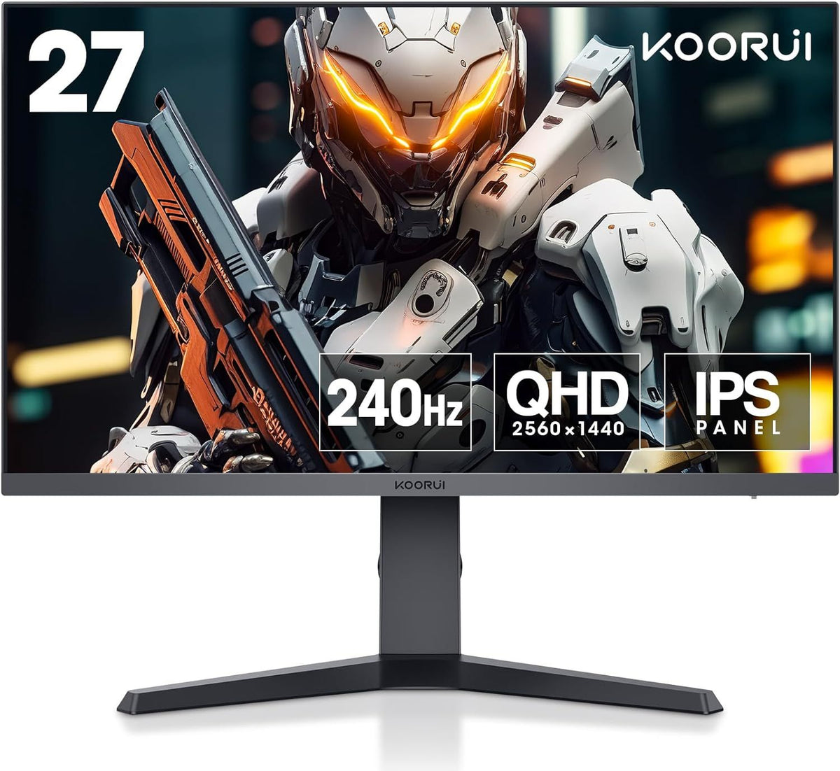 KOORUI 27E3QK 27" QHD IPS Gaming Monitor - 240Hz Refresh Rate