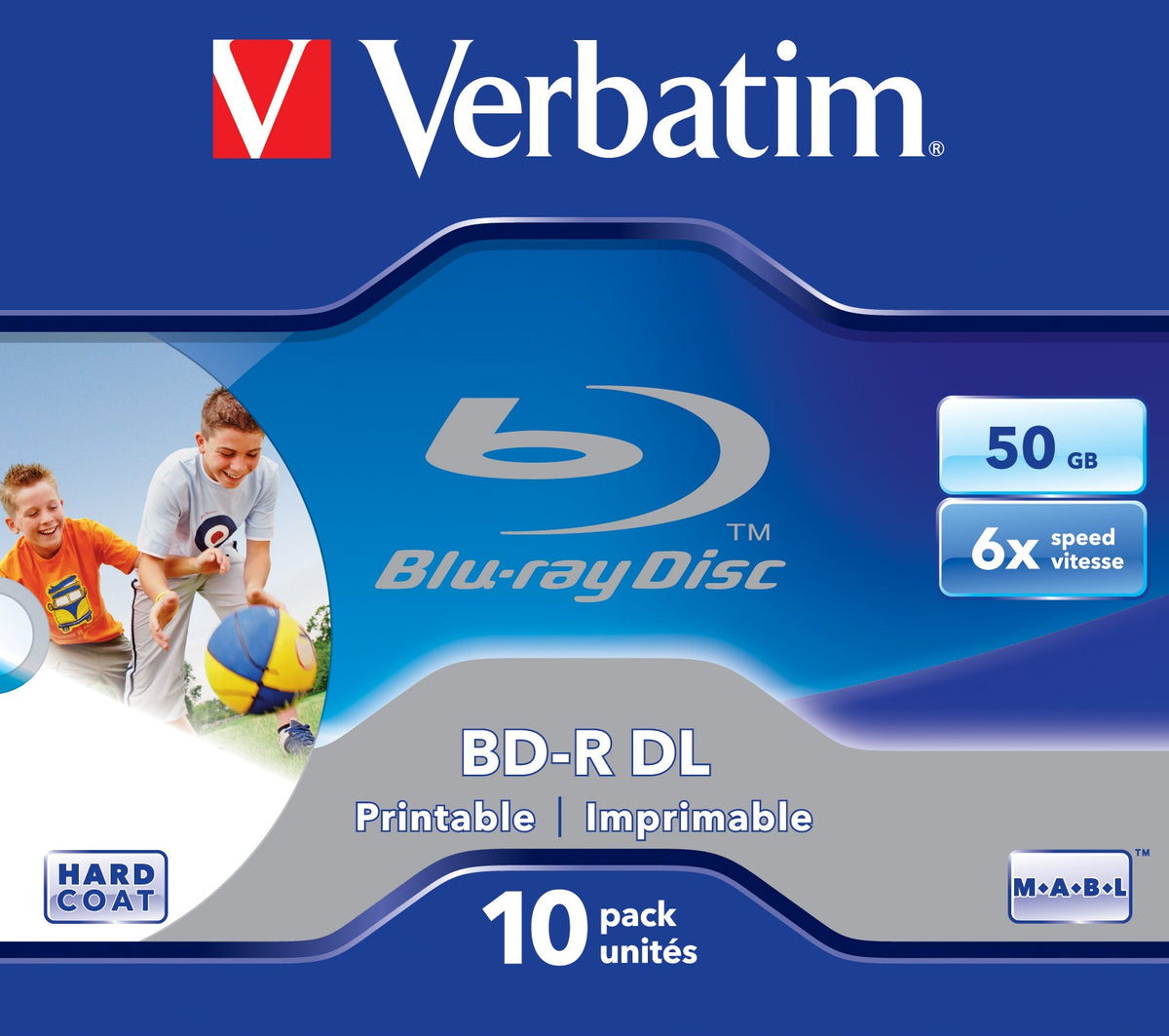 Verbatim 43736 blank BluRay disc BDR 50 GB 10 pc(s) Gotraka