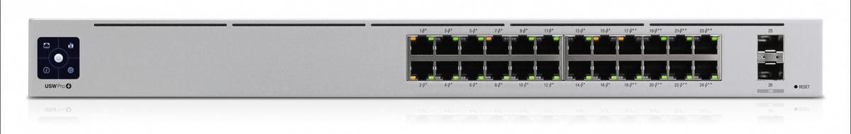 Ubiquiti UniFi Pro 24-Port PoE Managed L2/L3 Gigabit Ethernet (10/100/1000) Power over Ethernet (PoE) 1U Silver