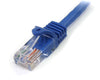StarTech Cat5e Patch Cable with Snagless RJ45 Connectors - 5 m, Blue