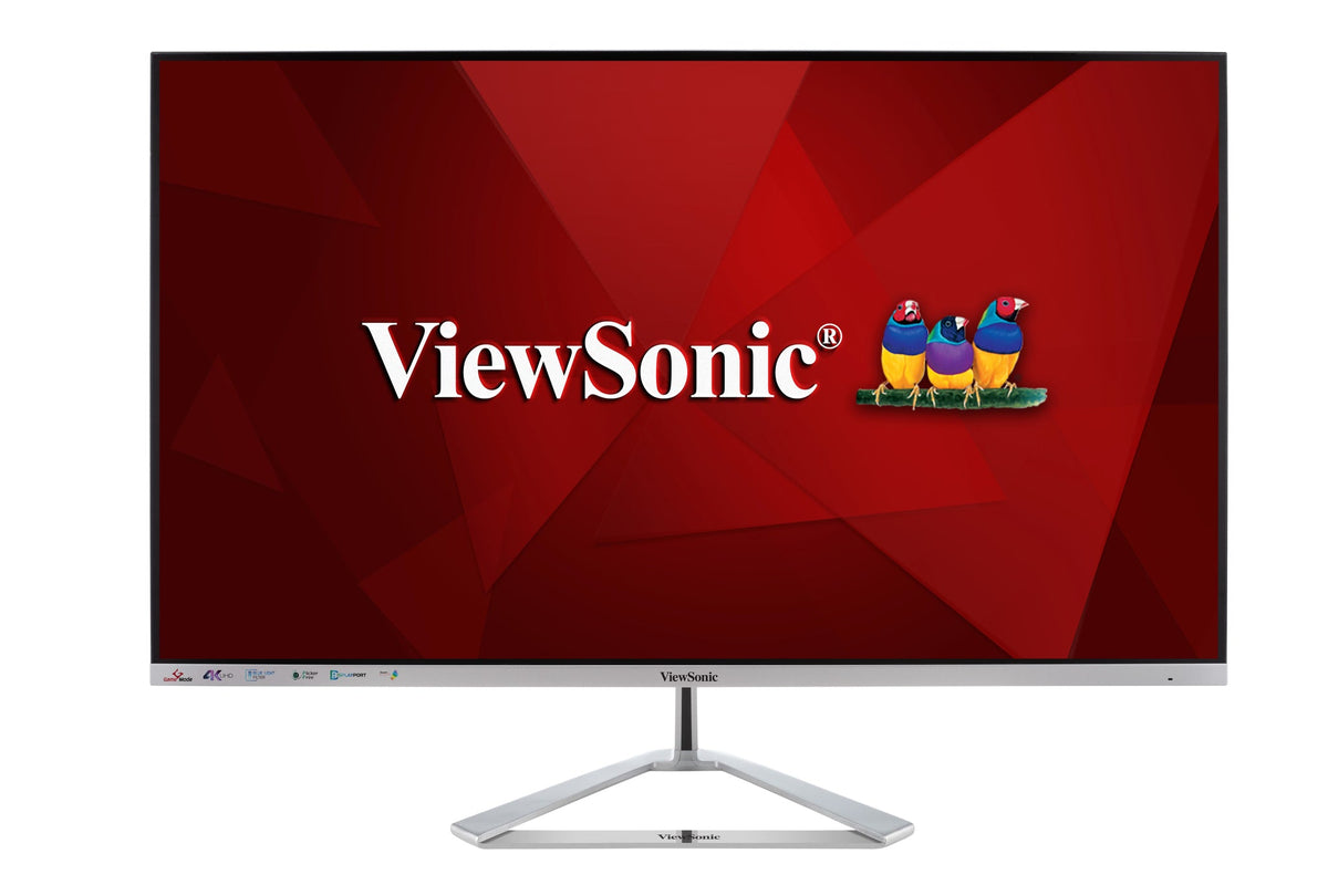 Viewsonic VX Series VX3276-4K-mhd 81.3 cm (32") 3840 x 2160 pixels 4K Ultra HD LED Silver