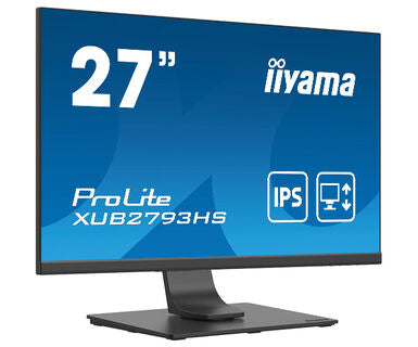iiyama ProLite XUB2793HS-B4 computer monitor 68.6 cm (27") 1920 x 1080 pixels Full HD LED Black