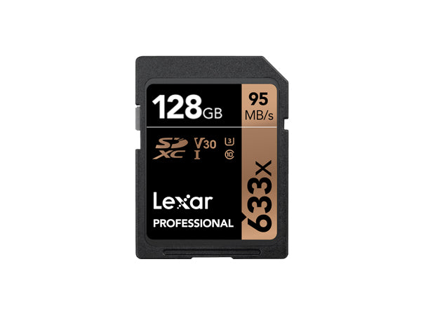 Lexar Professional 633x 128 GB SDXC UHS-I Class 10