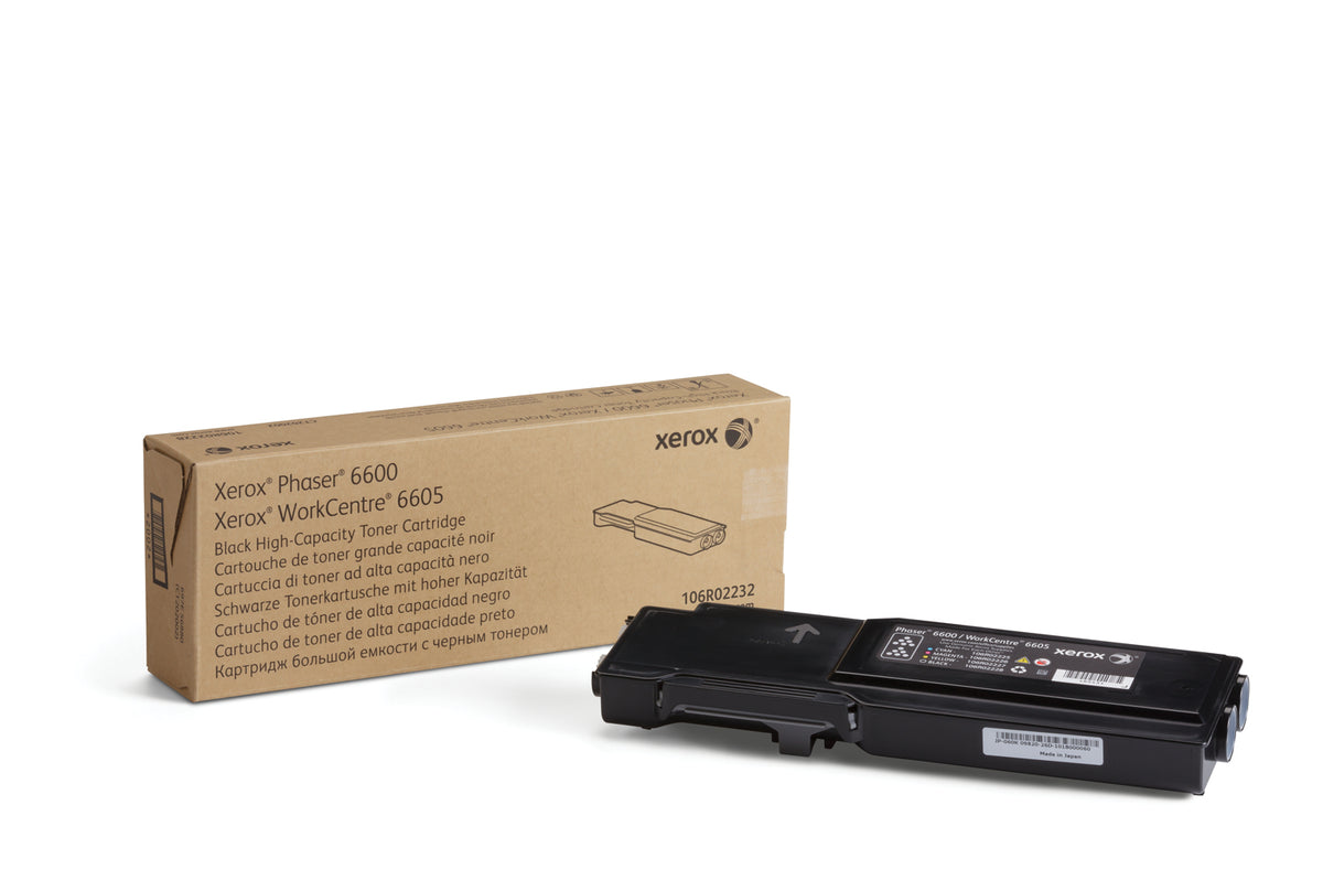 Xerox Genuine Phaser 6600 / WorkCentre 6605 Black Toner Cartridge - 106R02232
