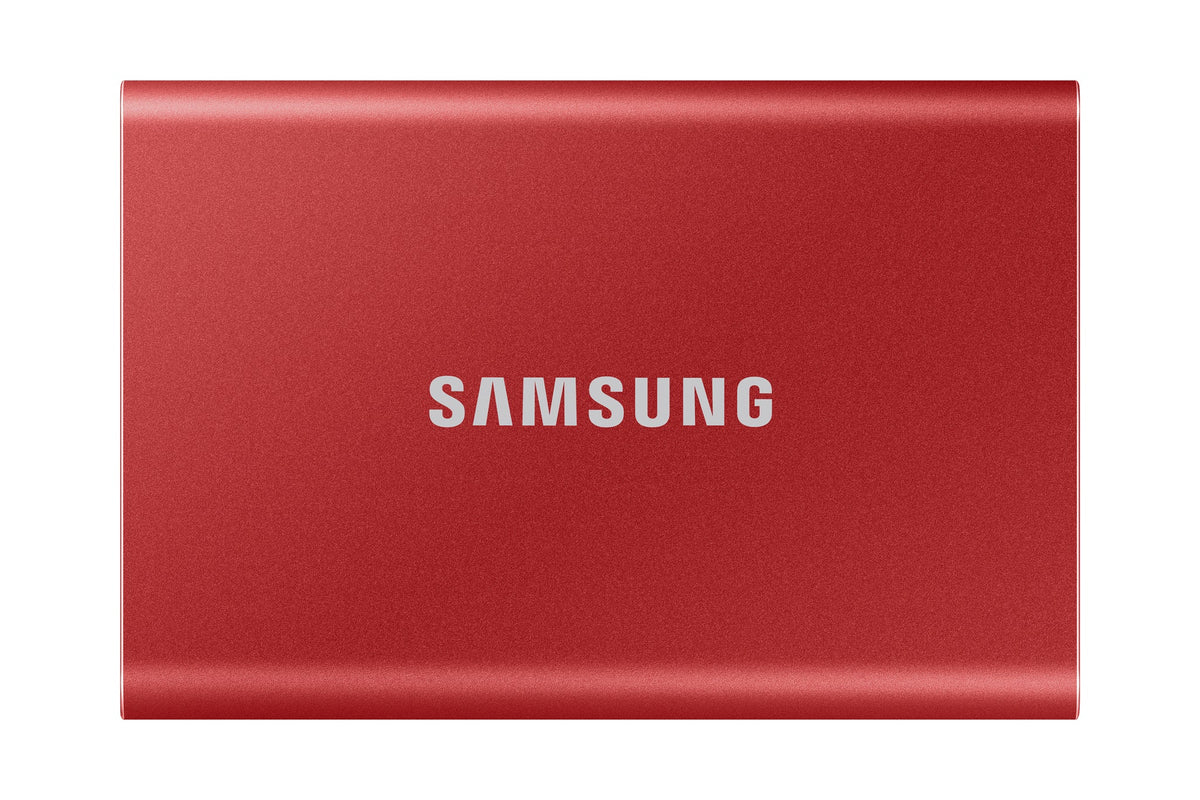Samsung External SSD Portable T7 1000 GB Red