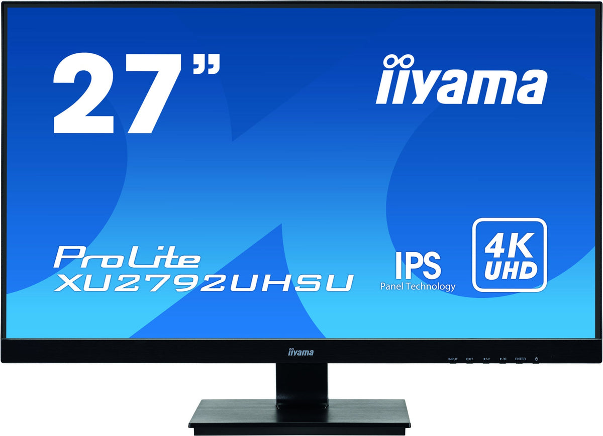 iiyama ProLite XU2792UHSU-B1 LED 27" 4K Monitor Ultra HD Black - HDMI/DP/DVI