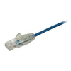 StarTech.com 3 m CAT6 Cable - Slim - Snagless RJ45 Connectors - Blue