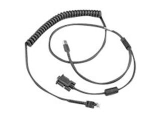 Zebra CBA-UF4-C09ZAR serial cable Black