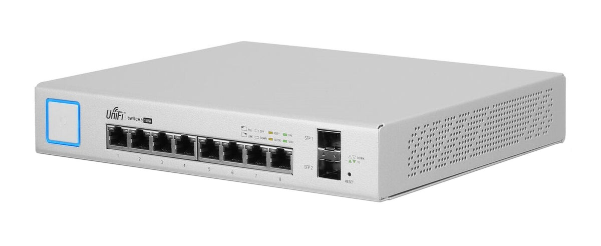 Ubiquiti Networks UniFi US-8-150W network switch Managed Gigabit Ethernet (10/100/1000) Power over Ethernet (PoE) White