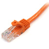 StarTech.com Cat5e Patch Cable with Snagless RJ45 Connectors - 1m, Orange