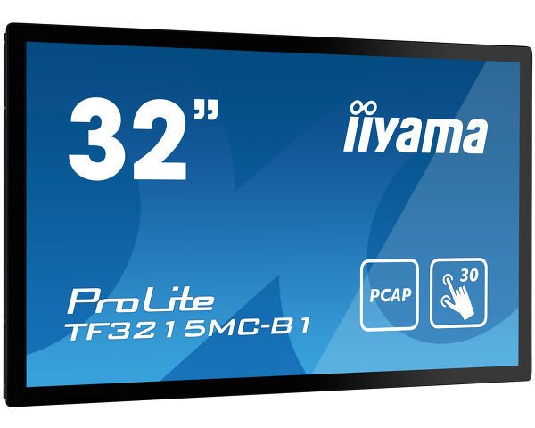 iiyama ProLite TF3215MC-B1 computer monitor 81.3 cm (32") 1920 x 1080 pixels Full HD LED Touchscreen Kiosk Black