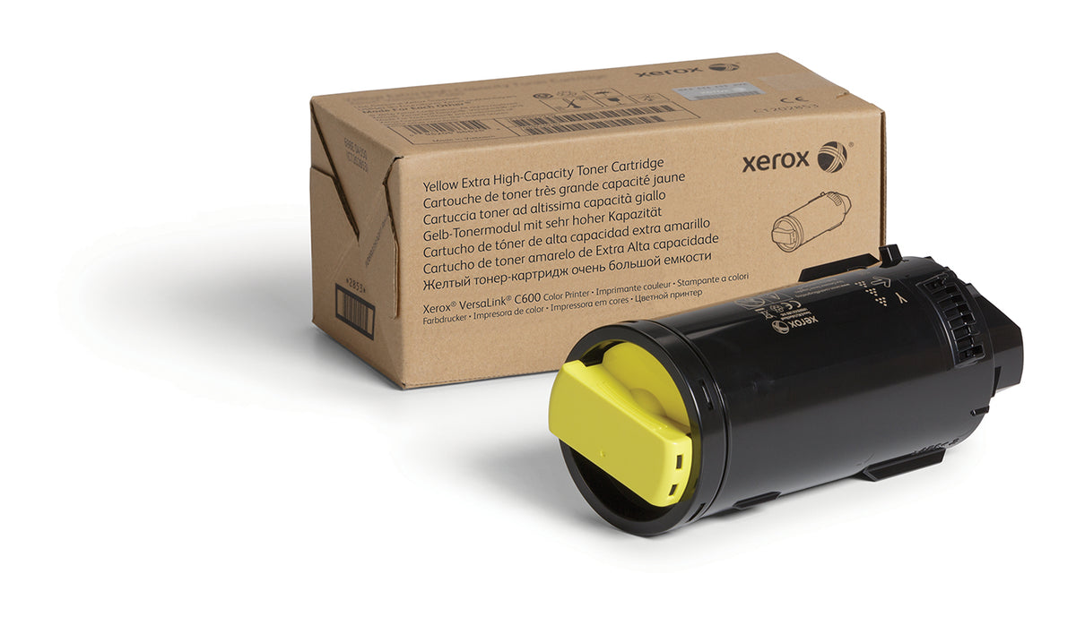 Xerox Genuine VersaLink C600 Yellow Extra High Capacity Toner Cartridge (16,800 pages) - 106R03922