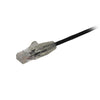 StarTech 2.5 m CAT6 Cable - Slim - Snagless RJ45 Connectors - Black